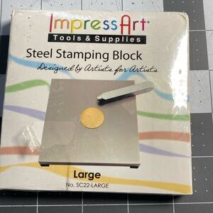 ImpressArt Steel Stamp Large Stamp Block